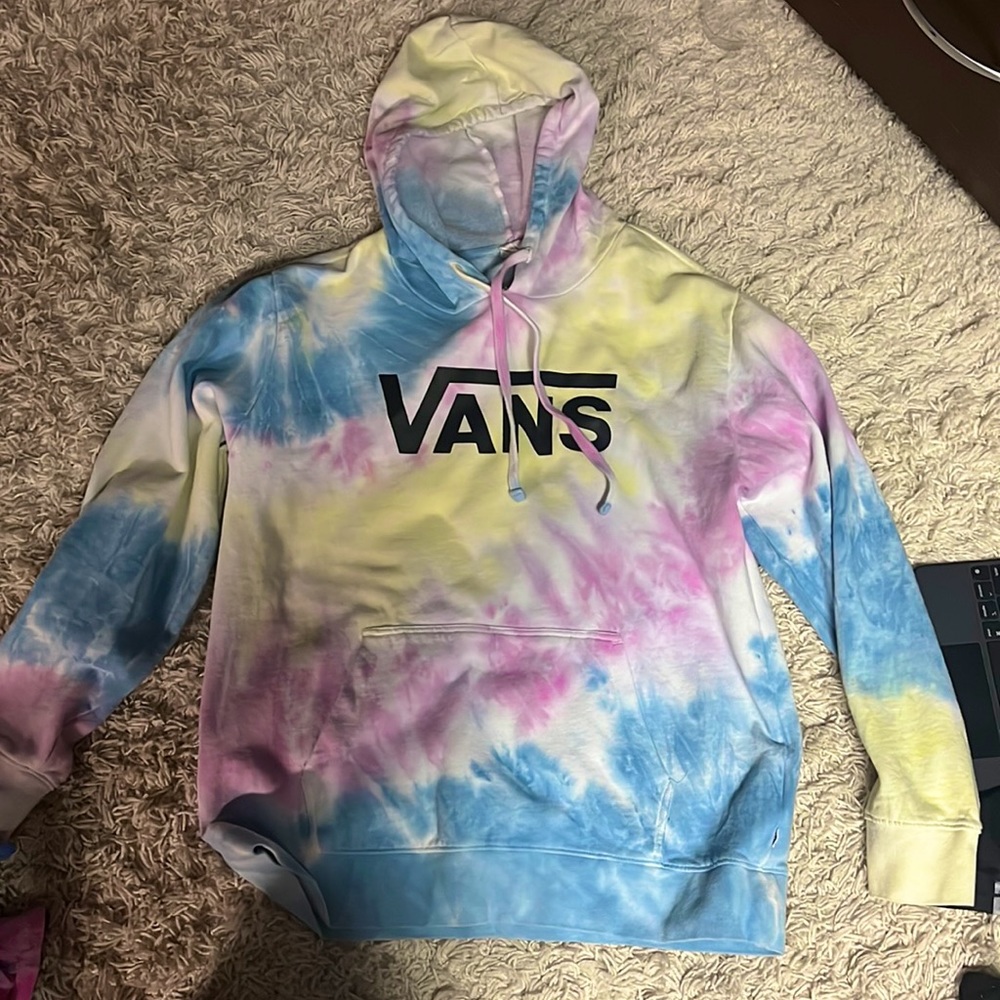 Vans hoodie size large in girls
